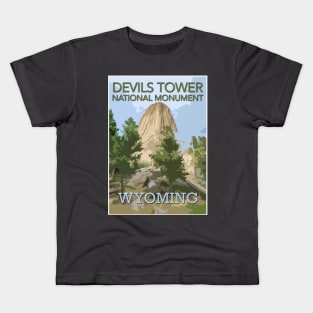 Devils Tower Kids T-Shirt